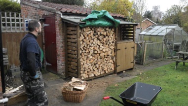 Wood shed